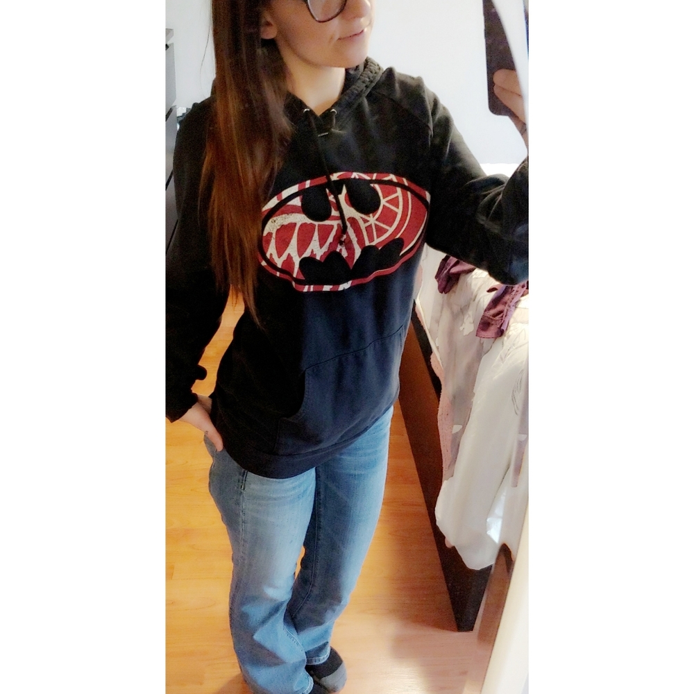 Red wings Batman hoodie